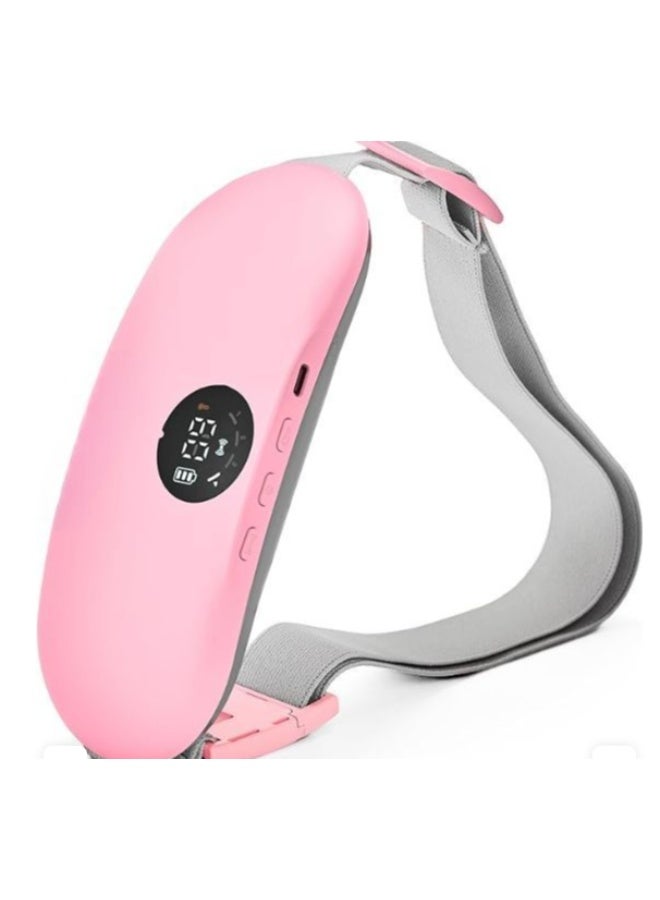 حزام التدفئة والتدليك اللاسلكي لتخفيف آلام الدورة الشهرية - جهاز محمول لتدفئة البطن والظهر بـ 3 مستويات حرارة - قابل لإعادة الشحن والارتداء - Image 1